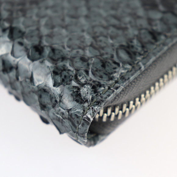 Gucci Zip Around Long Wallet Python Gray - Picture 5 of 10